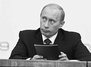 Более четверти россиян считают, что культ Путина есть. Фото Романа Мухаметжанова (НГ-фото).