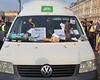Автомобиль телекомпании НТВ на Болотной площади 6 мая 2012 года. Фото Екатерины Сивяковой, "Новая газета" .