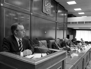 Состоялось заседание Научно-экспертного совета при Председателе Совета Федерации С.М.Миронове.