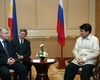 Делегация Совета Федерации во главе с Председателем палаты Сергеем Мироновым встретилась с Председателем Сената Конгресса Республики Филиппины Мануэлем Вилларом.