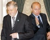 Сергей Миронов и Владимир Путин.